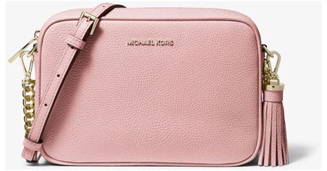 sac michael kors ginny|Ginny Leather Crossbody Bag .